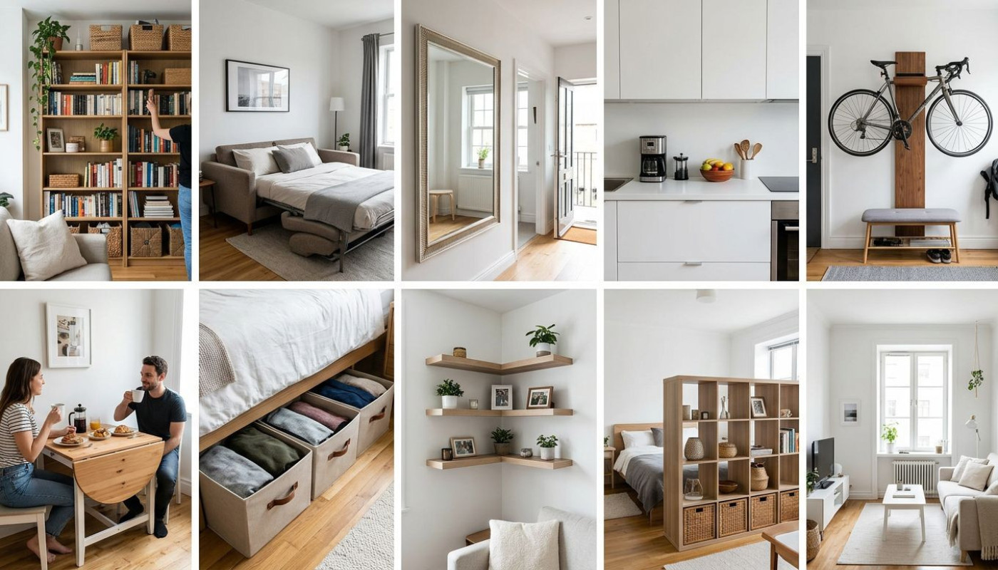 Dix astuces pour maximiser l'espace dans les petits appartements