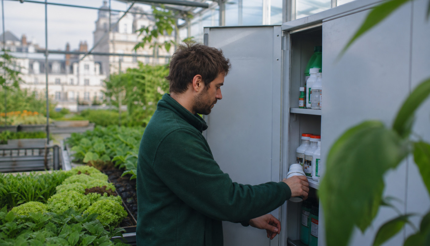 L’armoire phytosanitaire s’impose dans les fermes urbaines de Paris